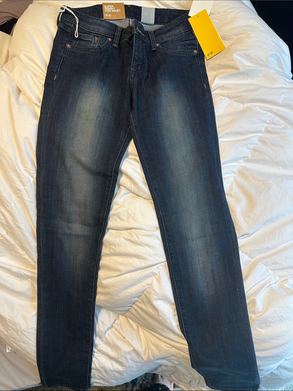 H&M Slim Mid-Rise Women’s Jeans - Dark Blue Wash